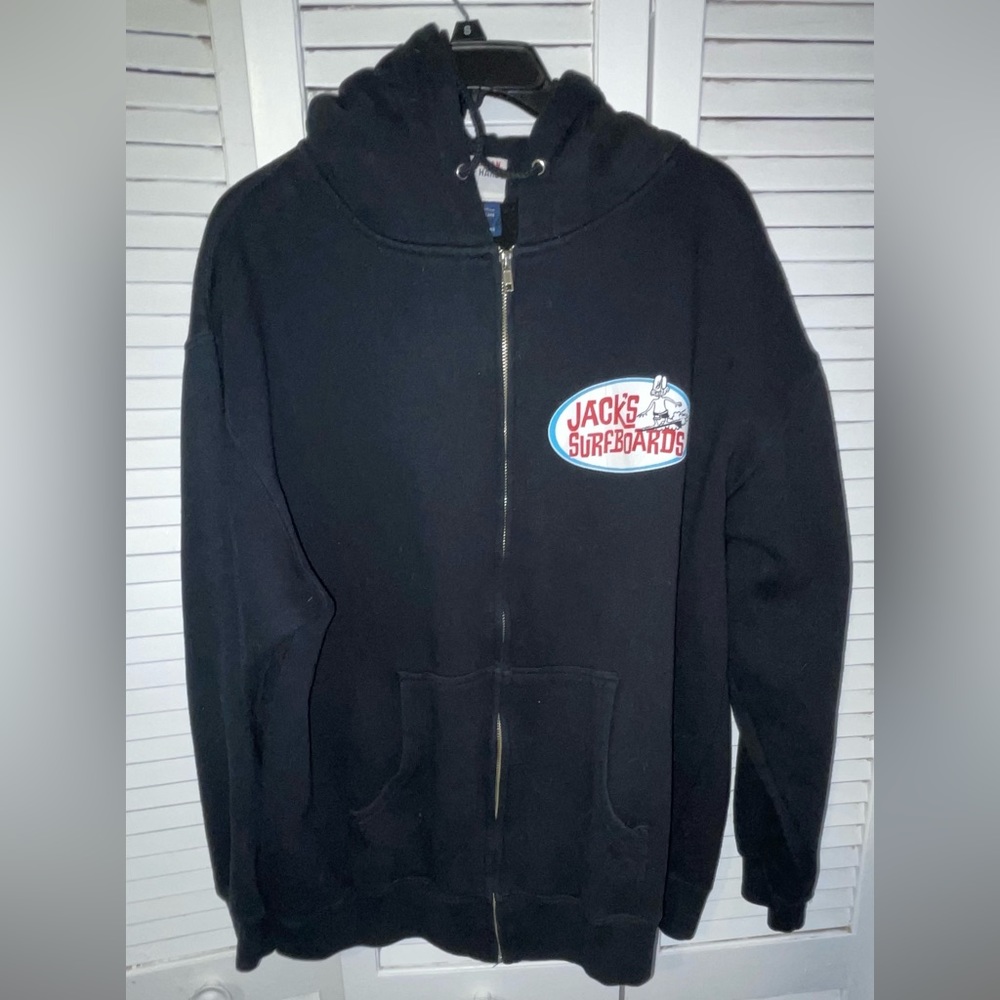 Jack’s surfboards zip hoodie size L